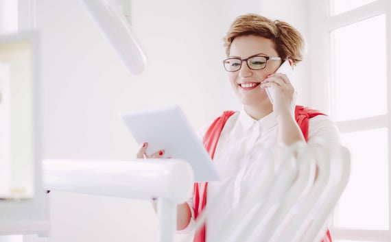 Woman on the phone