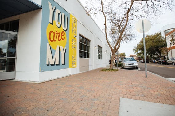 Image of "You are My Sunshine" Mural