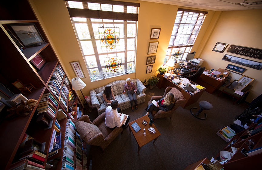 ElderLaw_1.jpg Students talking with an older person